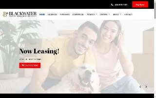 Blackwater Property Management & Realty website