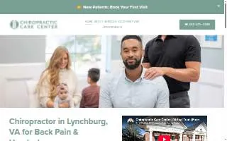Chiropractic Care Center website