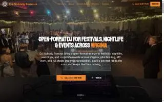 DJ Nobody Famous website