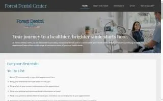 Forest Dental Center: Dr. Joshua A. Binder website