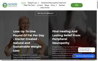 Genesis Health Solutions website