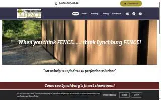 Lynchburg Fence & Railing Company LLC website