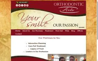 Orthodontic Arts website