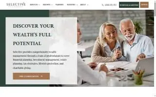 Selective Wealth Management website