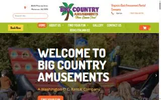 Big Country Amusements Inc website