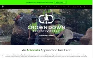 Crown Down Tree Service LLC website