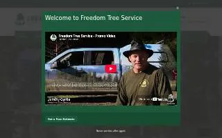Freedom Tree Service, Inc. website