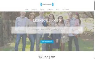 Lesnick Photo website