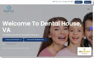 Dental House VA - Manassas website