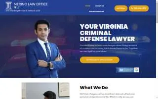 Merino Law Office PLLC - Abogado Merino website