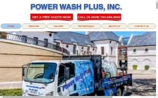 Power Wash Plus Inc of Manassas website