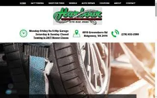Harbour Garage and Towing website