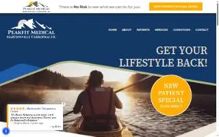 Martinsville Chiropractic Center website