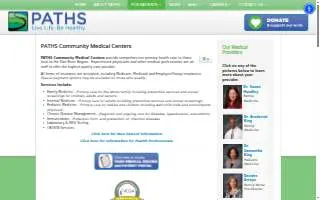 PATHS Community Pharmacy website