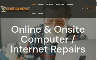 Geeks On Repair of McLean website
