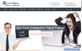 Laptop Repair Geeks of McLean website