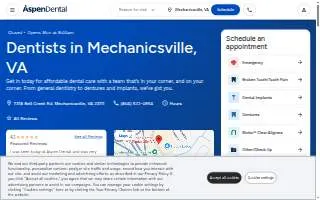 Aspen Dental - Mechanicsville website