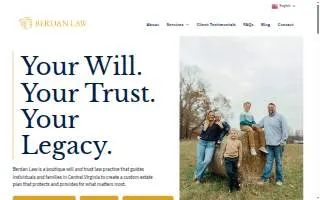 Berdan Law PLLC website