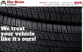 Elm Drive Automotive website