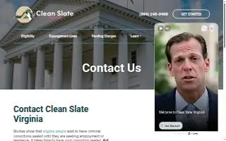 Clean Slate Virginia website