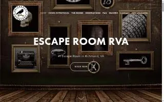 Escape Room RVA of Midlothian website