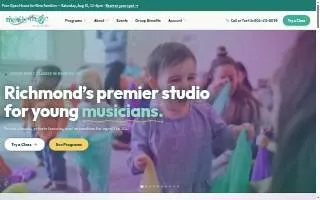 Melody Magic Music Studio of Midlothian website