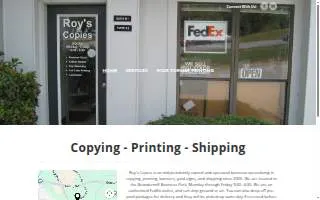 Roys Copies website