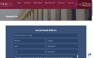 Consumer Litigation Associates website
