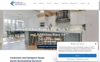 Criner Remodeling website