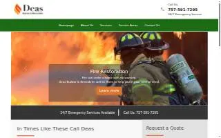 Deas Builder & Remodeler, Inc. website