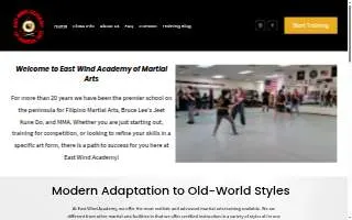 East Wind Academy of Martial Arts website