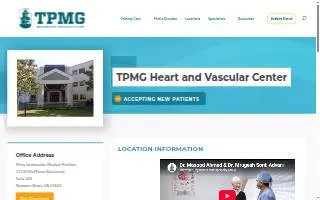 Heart and Vascular Group of Newport News website