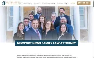 Holcomb Law, P.C. of Newport News website