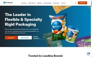 Printpack Inc of Newport News website