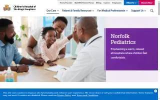 CHKD Pediatric Associates of Norfolk website
