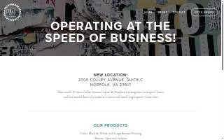 Colley Avenue Copies & Graphics website