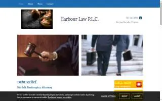 Harbour Law P.L.C. website