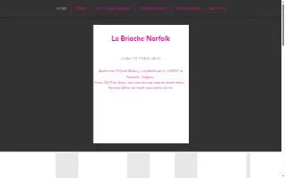 La Brioche website