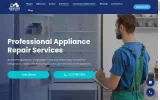 Nova Fix Appliance website