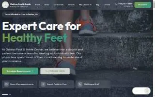 Oakton Foot and Ankle Center website
