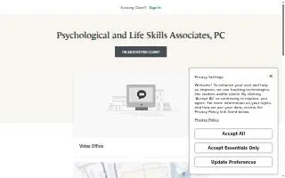 Psychological and Life Skills Associates website