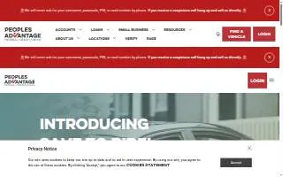 Peoples Advantage Federal Credit Union of Petersburg website