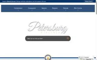 Petersburg Home For Ladies website