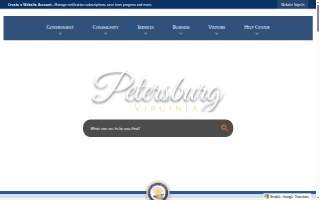 Petersburg Trading website