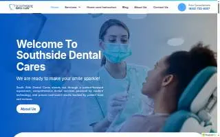Southside Dental Cares website