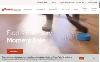 Cherry Carpet & Flooring website