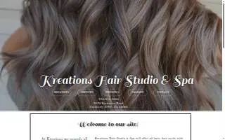 Kreations Dance Studio website