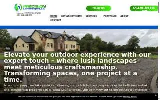 Precision Landscaping LLC website
