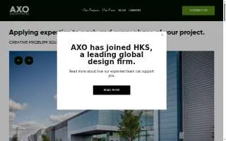 Axo Architects website
