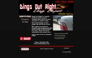Dings Out Right website